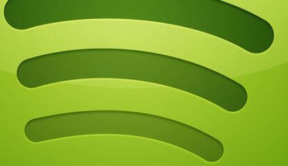 Logo de Spotify con fondo verde