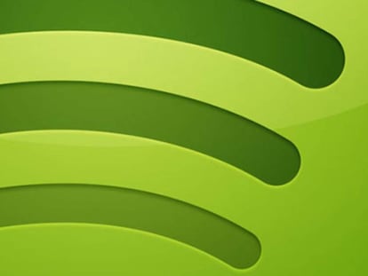 Logo de Spotify con fondo verde