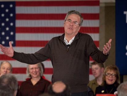 El candidato presidencial republicano Jeb Bush este mi&eacute;rcoles en New Hampshire.