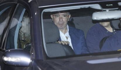 Granados sale,  el pasado 30 de octubre, de los juzgados de Majadahonda 