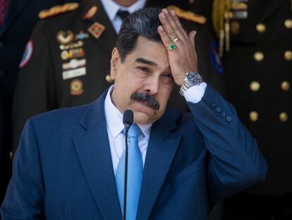 Nicolás Maduro, durante una comparecencia en Caracas.
