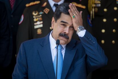 Nicolás Maduro, durante una comparecencia en Caracas.