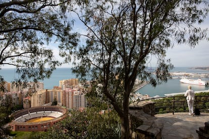 Vista de la capital malagueña desde Gibralfaro.