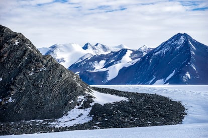 El campamento chileno Glaciar Unión se llama así porque se sitúa en la confluencia de varios glaciares.