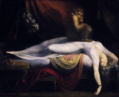 La pesadilla, de Henri Füssli (1781).