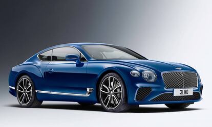 Exterior del Bentley GT.