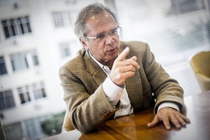 O economista Paulo Guedes, o principal conselheiro econômico do candidato Jair Bolsonaro (PSL).