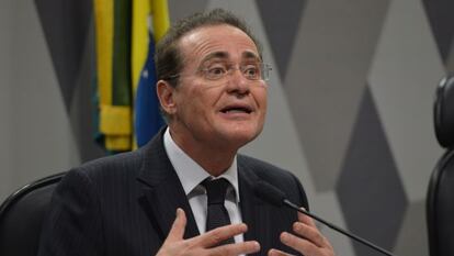 O presidente do Senado, Renan Calheiros.