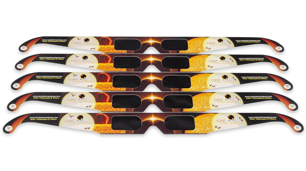 Este lote de gafas para ver eclipses solares cumplen la normativa ISO 12312-2.