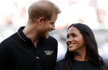 Meghan Markle y el príncipe Enrique en Londres el pasado 29 de junio. 