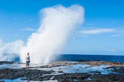 Alofaaga, en Savai'i (Samoa).
