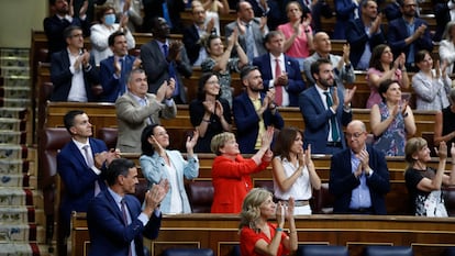 Imagen del Congreso el día de la aprobación de la Ley de Memoria Democrática.