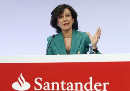 Ana Botín, presidente de Santander.