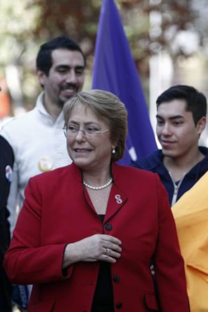 Michelle Bachelet, el pasado 11 de mayo en Santiago de Chile.