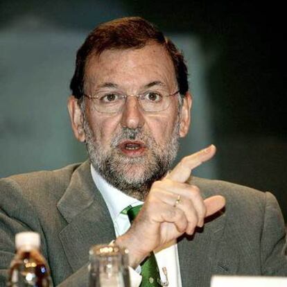 Mariano Rajoy, en su intervención ayer en el Congreso del Instituto de la Empresa Familiar en Mallorca.