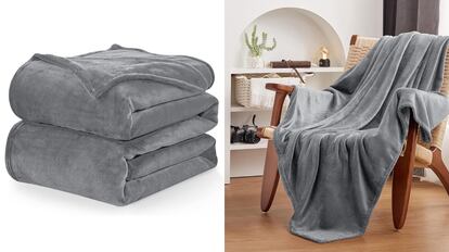La prenda de abrigo doméstica para sofás o sillones tiene un tacto muy agradable gracias a su microfibra.