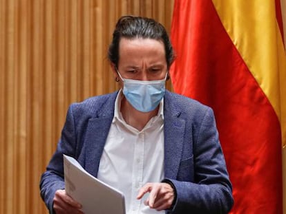 El vicepresidente segundo del Gobierno y ministro de Derechos Sociales y Agenda 2030, Pablo Iglesias.