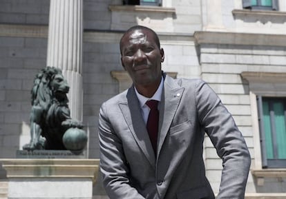 Luc André Diouf, newly-elected lawmaker for the Socialist Party.