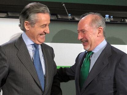 Miguel Blesa y Rodrigo Rato, expresidentes de Caja Madrid