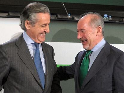 Miguel Blesa y Rodrigo Rato, expresidentes de Caja Madrid