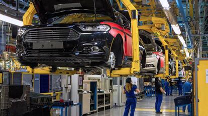 Planta de Ford en Almussafes (Valencia), que plantea un ERE.