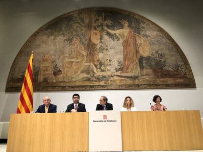 Acto de presentación de la 'Carta catalana para los derechos y las responsabilidades digitales'.