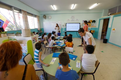 Aula del colegio público Óscar Esplá de Alicante