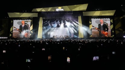 Paul McCartney durante el cierre del Corona Capital, este domingo en Ciudad de México.