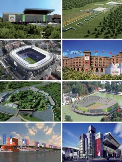 Otras sedes de Madrid 2020.