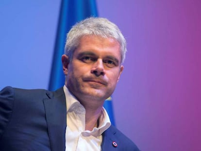 El líder de Los Republicanos, Laurent Wauquiez