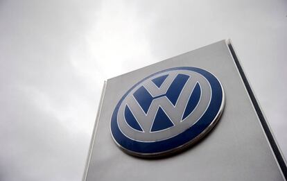 El logotipo de Volkswagen en Londres