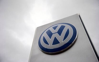 El logotipo de Volkswagen en Londres 