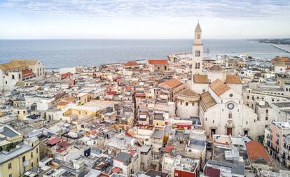 La ciudad vieha de Bari, en Apulia (Italia).