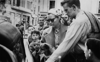 Ava Gardner en Alicante en 1950.