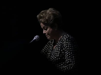 Dilma Rousseff participa en una conferencia sobre políticas para las mujeres el martes 10 de mayo de 2016