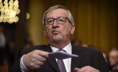 El presidente de la Comisi&oacute;n Europea, Jean Claude Juncker, el mi&eacute;rcoles en la Corte de Justicia de Luxemburgo.  