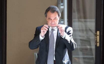 Artur Mas al Parlament el 18 de juny.