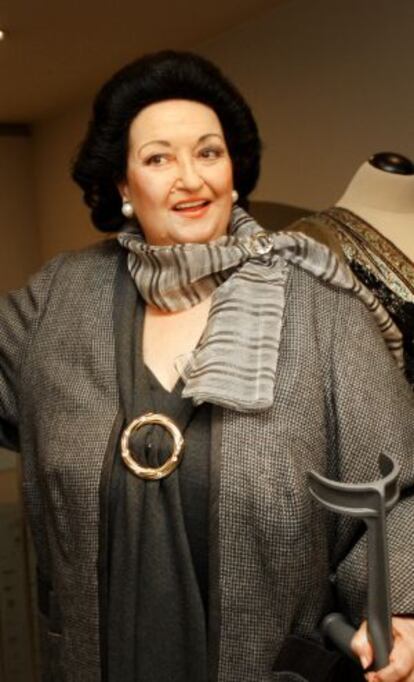 La soprano Montserrat Caballe.