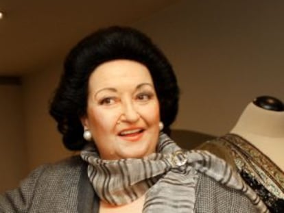 La soprano Montserrat Caballe.