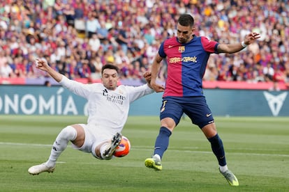 Ferran Torres, en el último clásico entre el Barcelona y el Madrid.