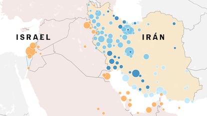 Mapas | Más de 3.000 ataques en Oriente Próximo: un mes de guerra sin pausa