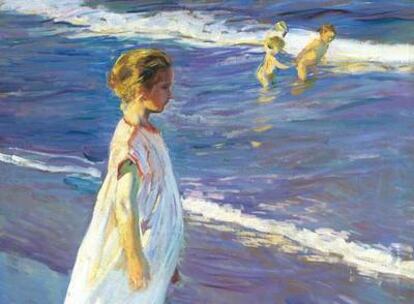 Joaquín Sorolla. 'Niña', de 1904. (Detalle).