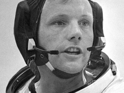 Neil Armstrong<b><i>.</b></i> Ohio, 5 de agosto de 1930. Alunizó con el <i>Apollo 11</i> el 21 de julio de 1969. Retirado de la vida pública desde 1971.