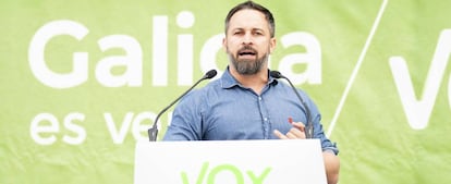 Santiago Abascal, presidente de Vox.