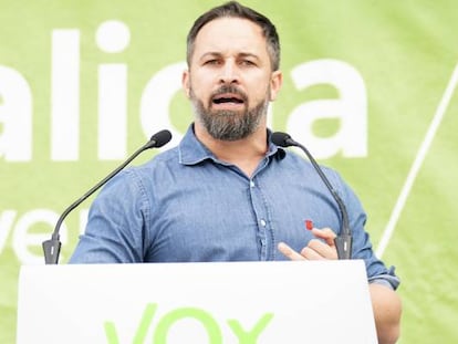 Santiago Abascal, presidente de Vox.