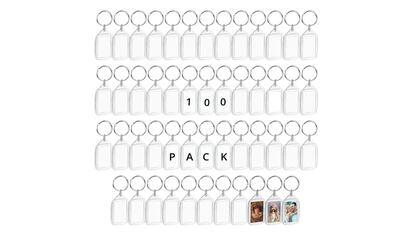 Pack de 100 llaveros personalizables