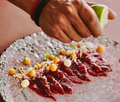 Un ceviche limeño en el restaurante peruano Maymanta cuesta 28 euros.
Foto proporcionada por el restaurante.