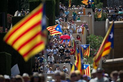 Acto de la ANC en Barcelona el pasado 11 de junio. 