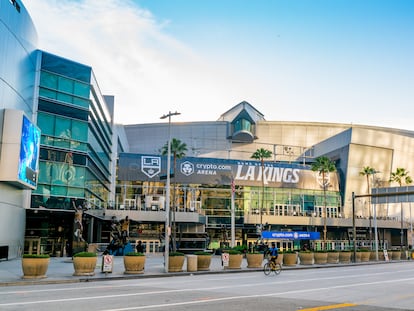 El Crypto.com Arena, antes conocido como Staples Center, el pabellón donde juegan los Lakers en Los Ángeles