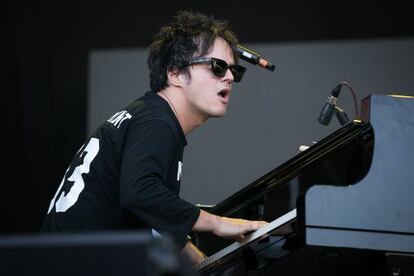 Jamie Cullum, en su actuación en el Festival Cruïlla de Barcelona.